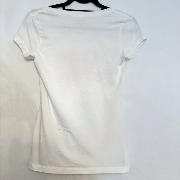 Victoria’s Secret Bombshell White w Metallic Pink Rare Y2K Graphic Tee Small - Picture 4 of 13